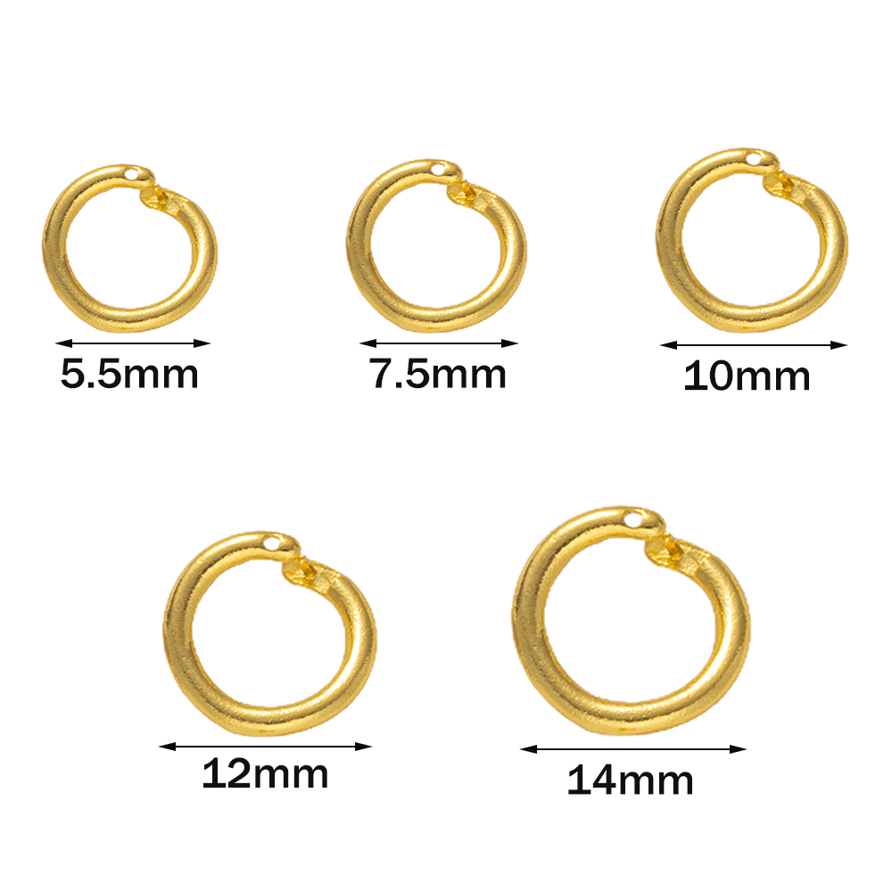 10pcs 18K Gold Plated Brass Lo – Gold Plated Ring Bewertung und Preis