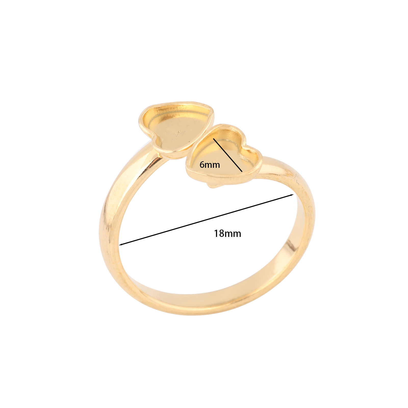 10pcs Stainless Steel Gold Pla – Gold Plated Ring Bewertung und Preis