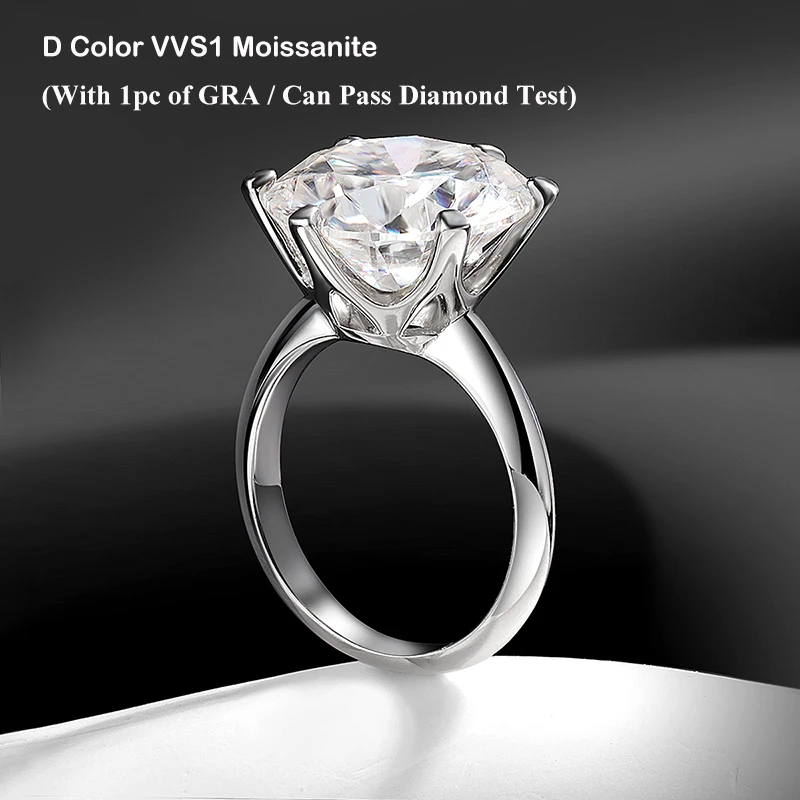 EWYA GRA Certified 0.5-10CT D  – Sterling Silver Ring Bewertung und Preis