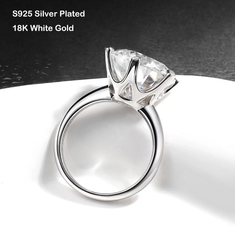 EWYA GRA Certified 0.5-10CT D  – Sterling Silver Ring Bewertung und Preis
