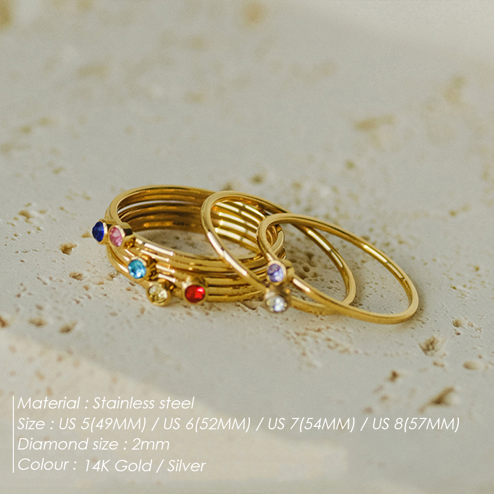 eManco 12 Color Birthstone Rin – Birthstone Ring Set Bewertung und Preis