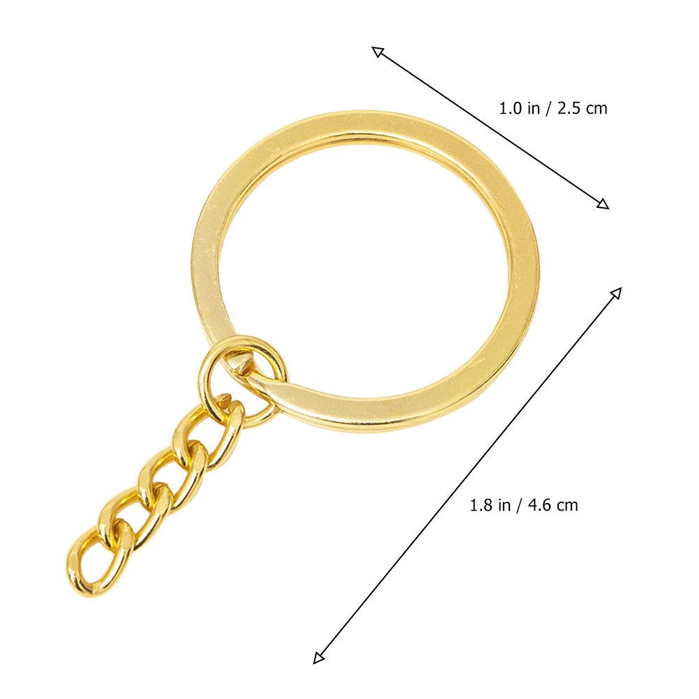 100Pcs Gold Plated Flat Chain  – Gold Plated Ring Bewertung und Preis